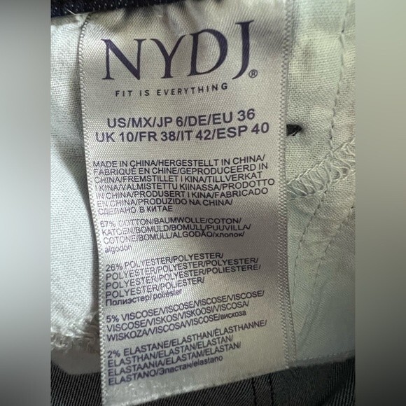 NYDJ Barbara Bootcut Grant Wash Women's Jeans size 6 - Picture 7 of 11